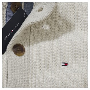 TOMMY HILFIGER SWETER MESKI - CARDIGAN